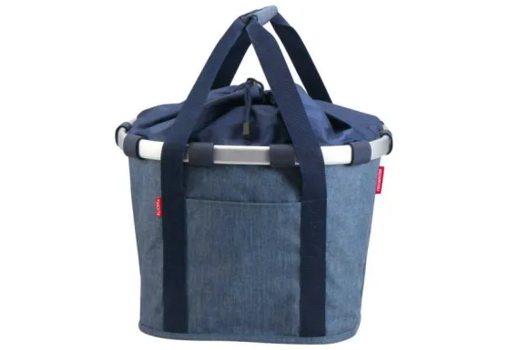 KLICKFIX PANIER AVANT BikeBasket bleu (avec fixation)