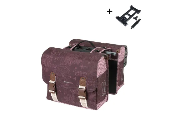 BASIL SACOCHE DOUBLE BOHEME 35L (rouge)